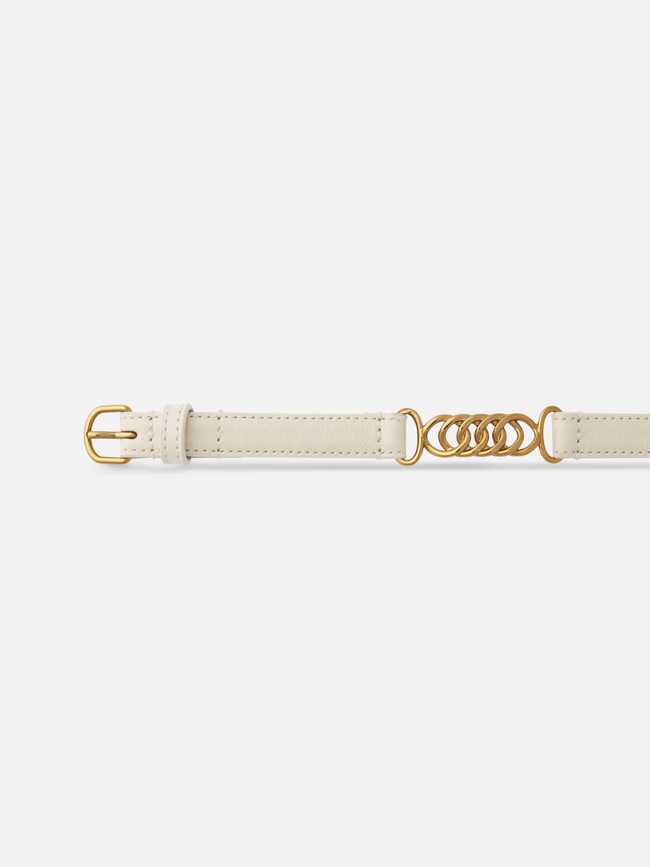 The Twisted Link Belt -- Cream