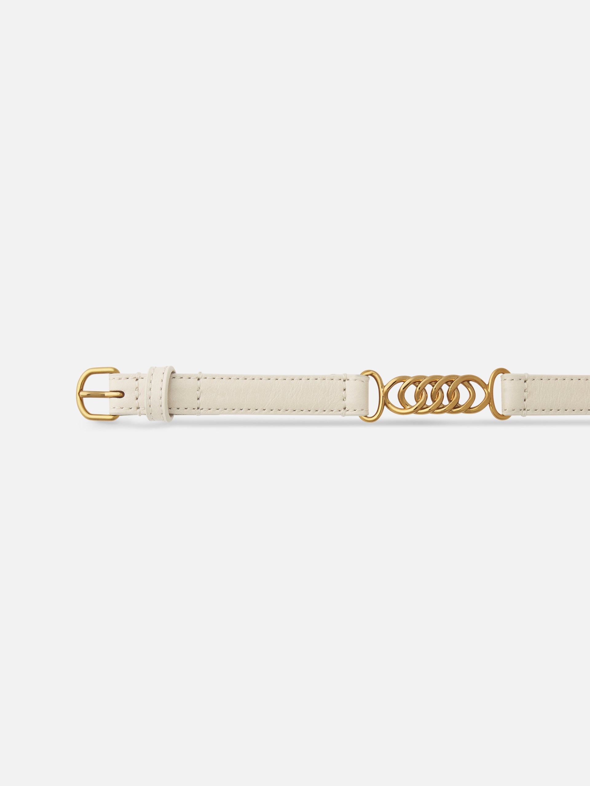 The Twisted Link Belt -- Cream