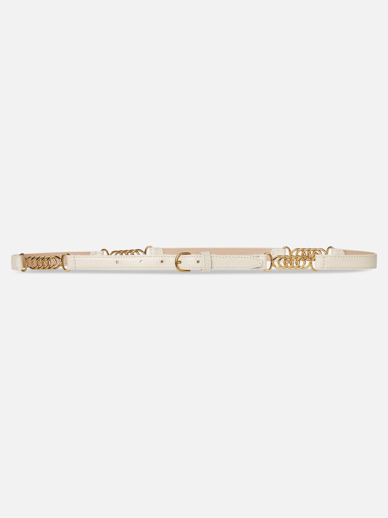 The Twisted Link Belt -- Cream