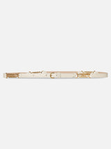 The Twisted Link Belt -- Cream