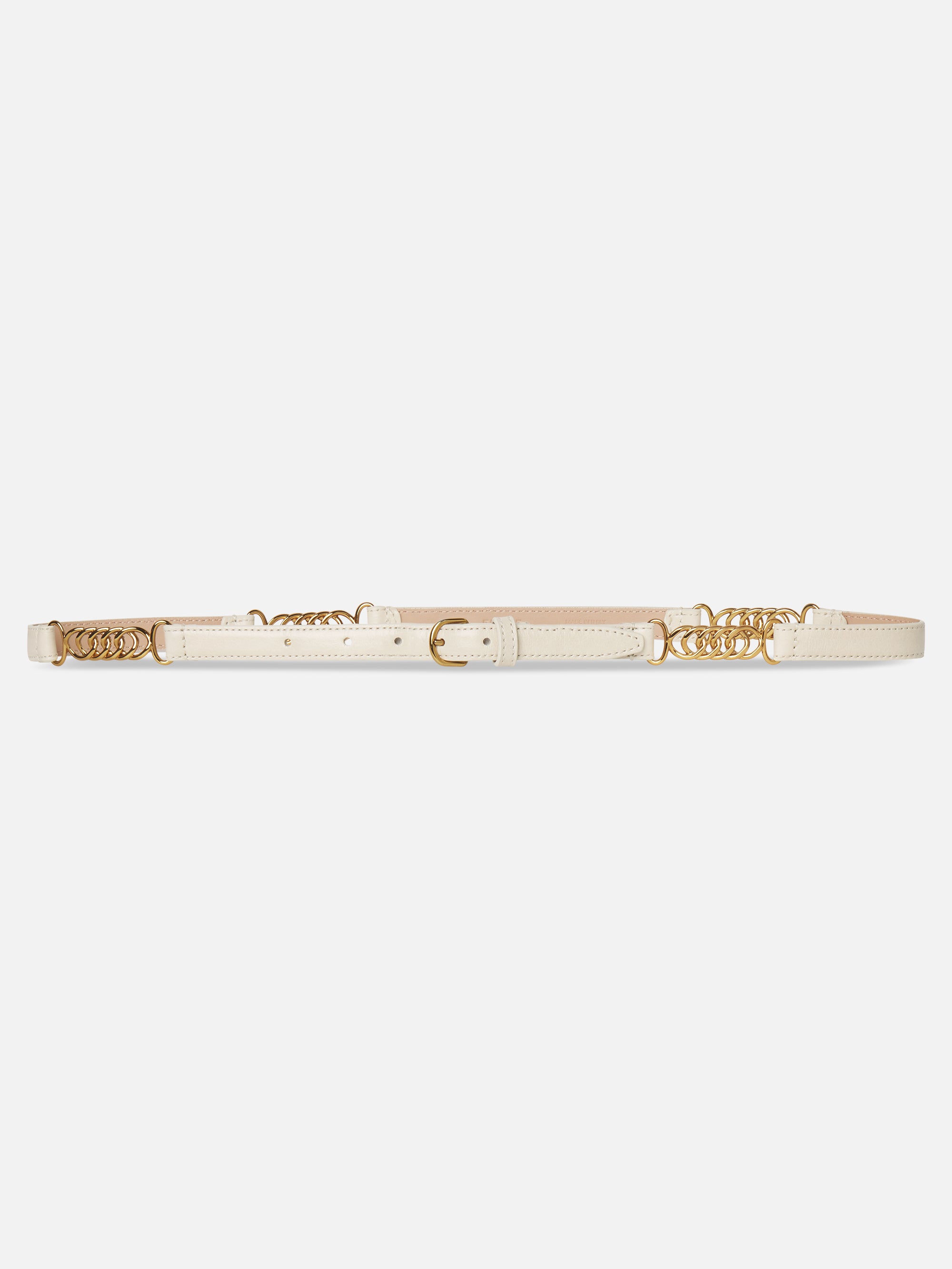 The Twisted Link Belt -- Cream