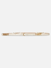 The Twisted Link Belt -- Cream