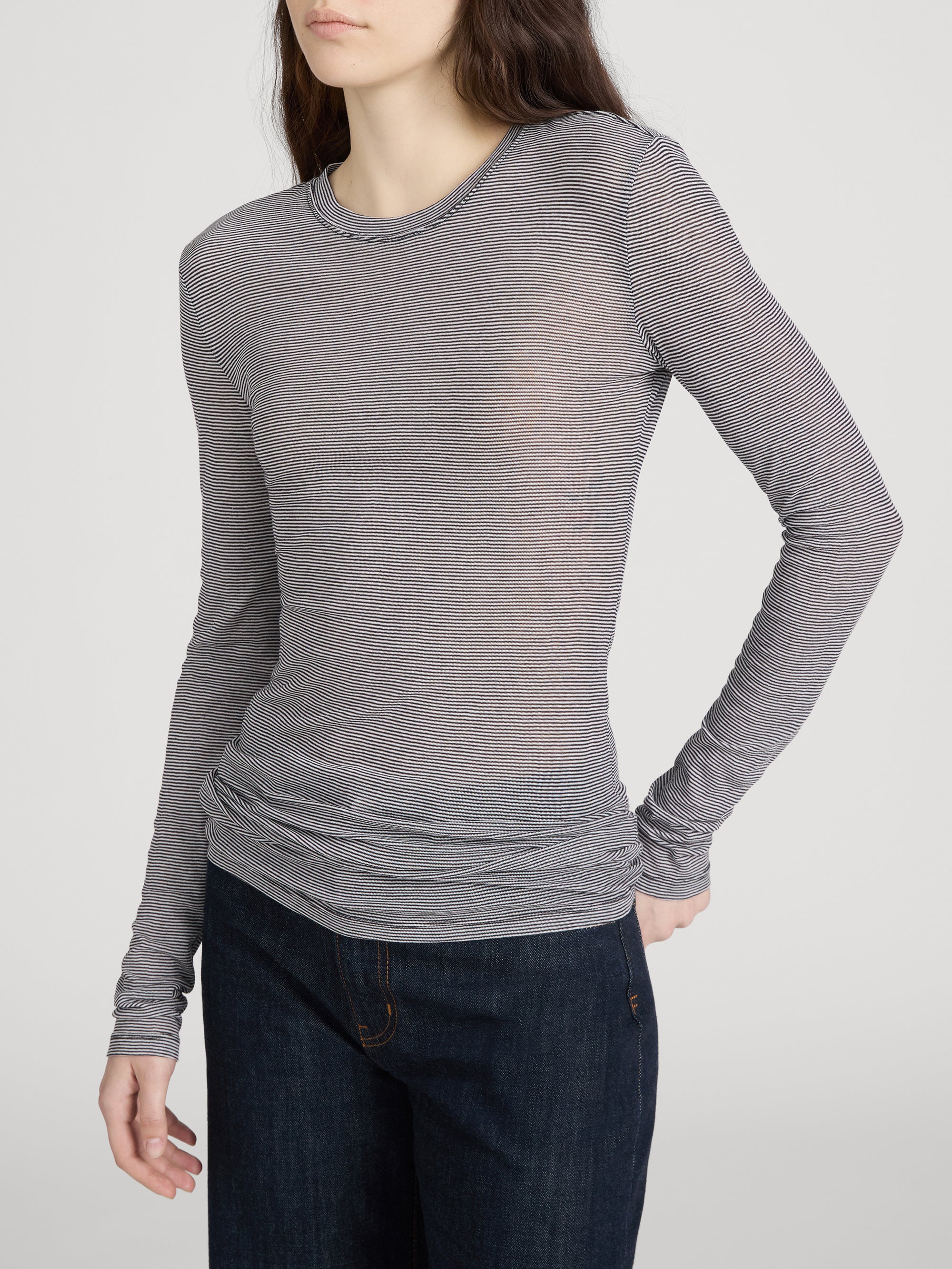 Tunic on model side 