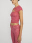 The Casino Top -- Red Check