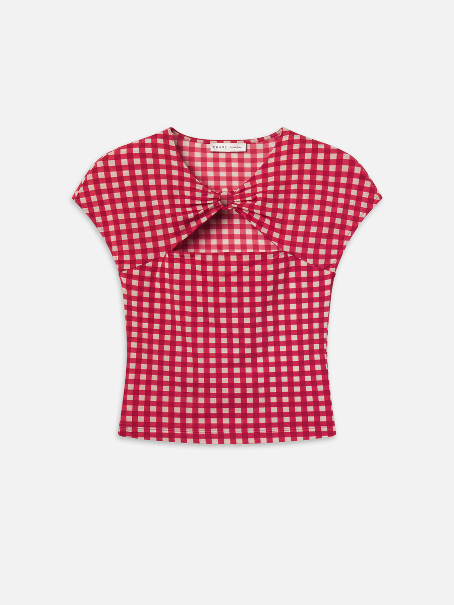 The Casino Top -- Red Check