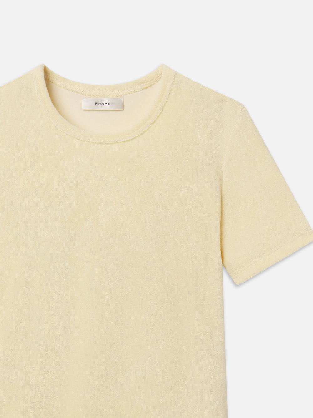 The Terry Baby Tee -- Lemon