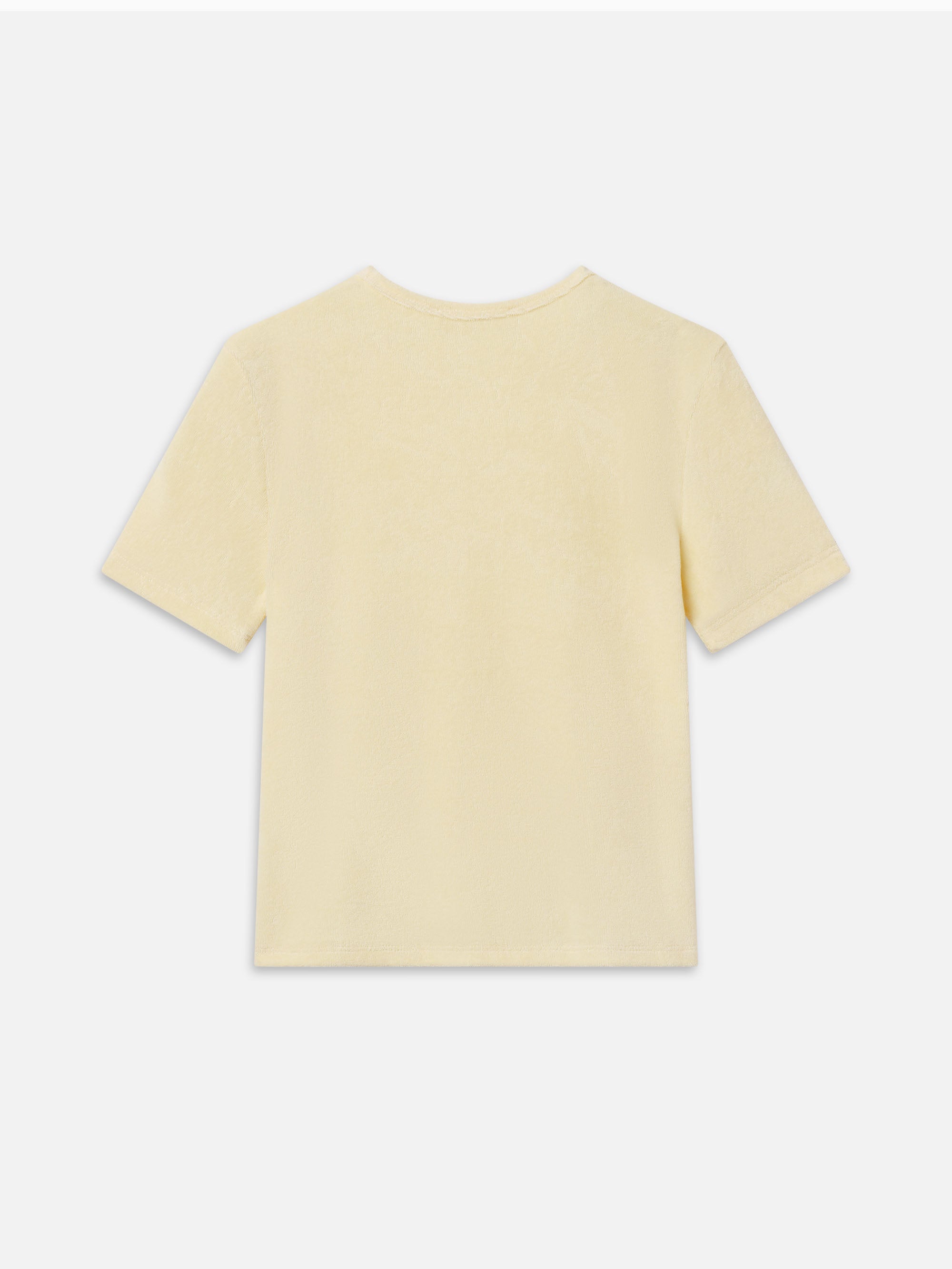 The Terry Baby Tee -- Lemon