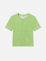 The Terry Baby Tee -- Peridot