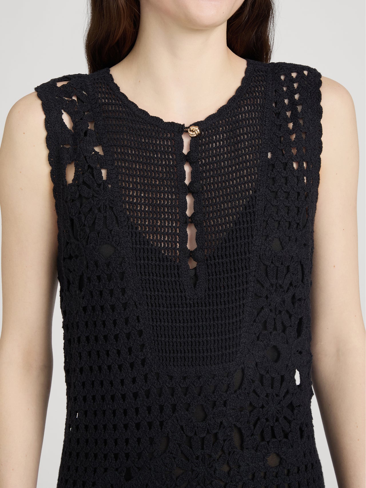 Dress on model detail 