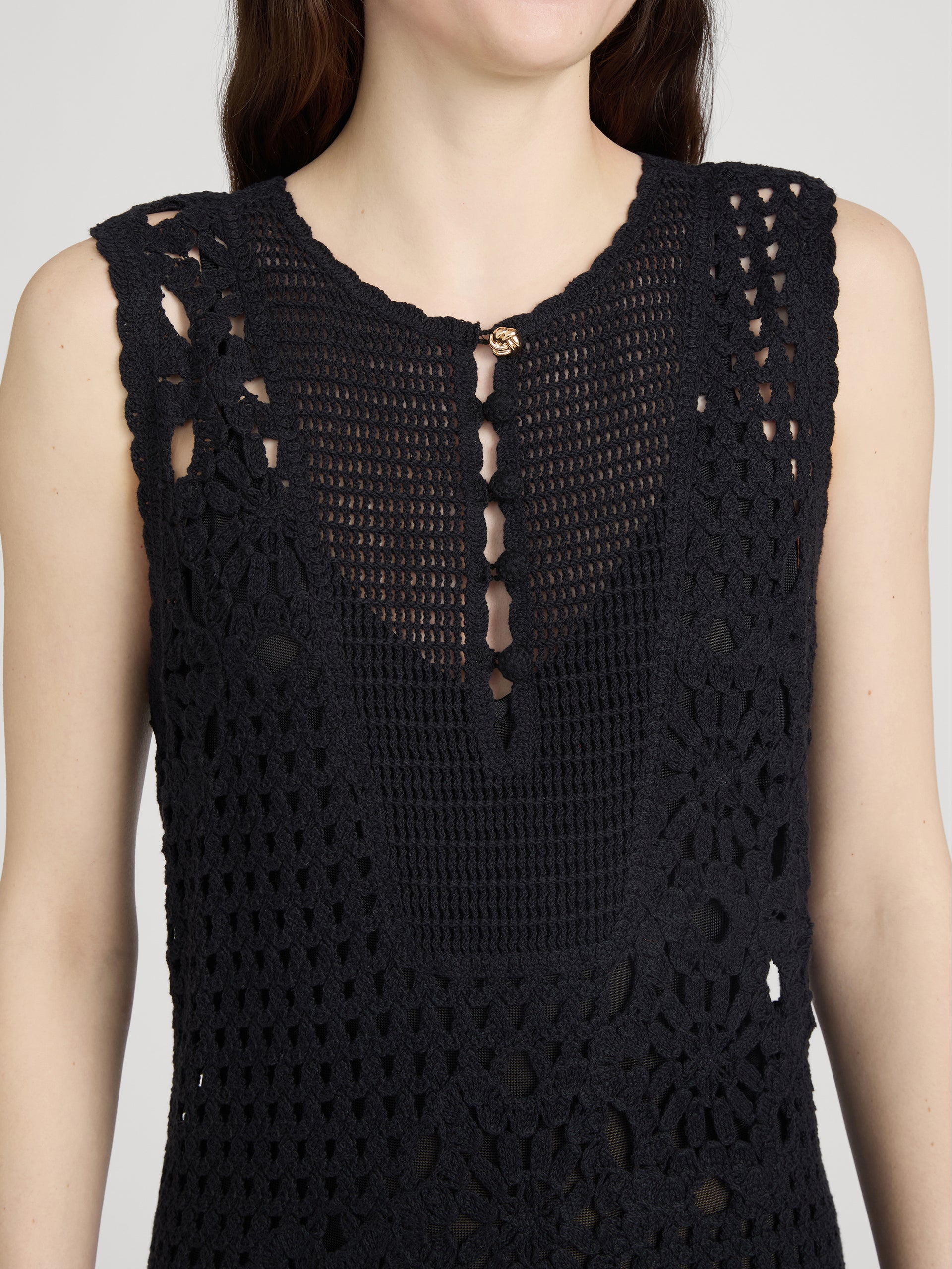 Dress on model detail 