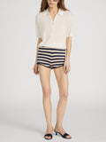 Shorts on model front 