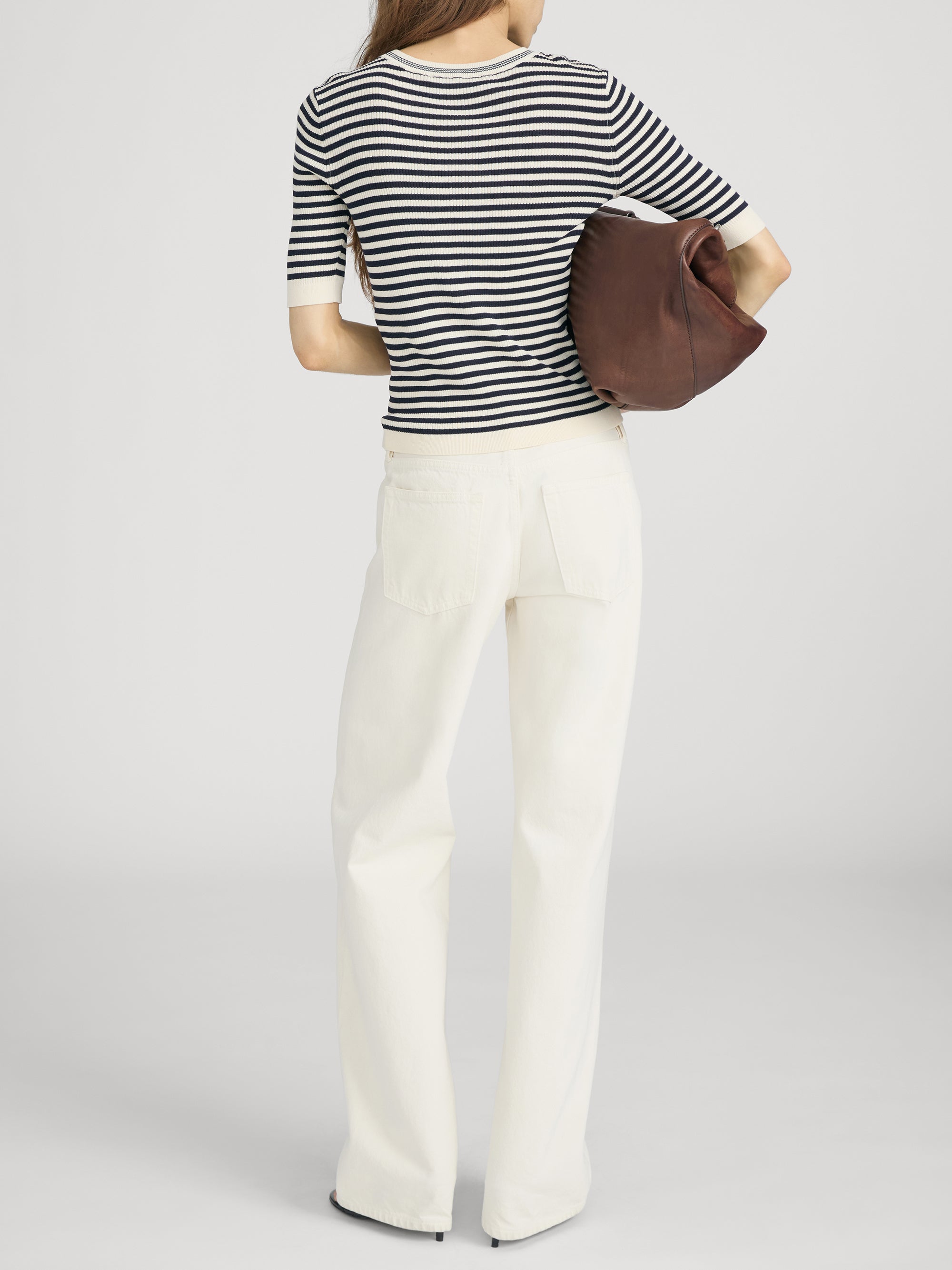 Top on model back 