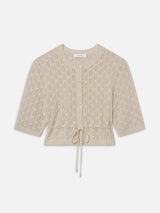 The Clover Cardi -- Oatmeal Heather