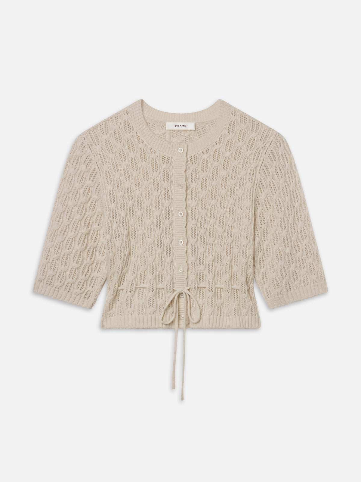 The Clover Cardi -- Oatmeal Heather