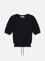 The Cashmere Charm Sweater -- Navy