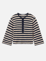 The Captain Pullover -- Cream Multi