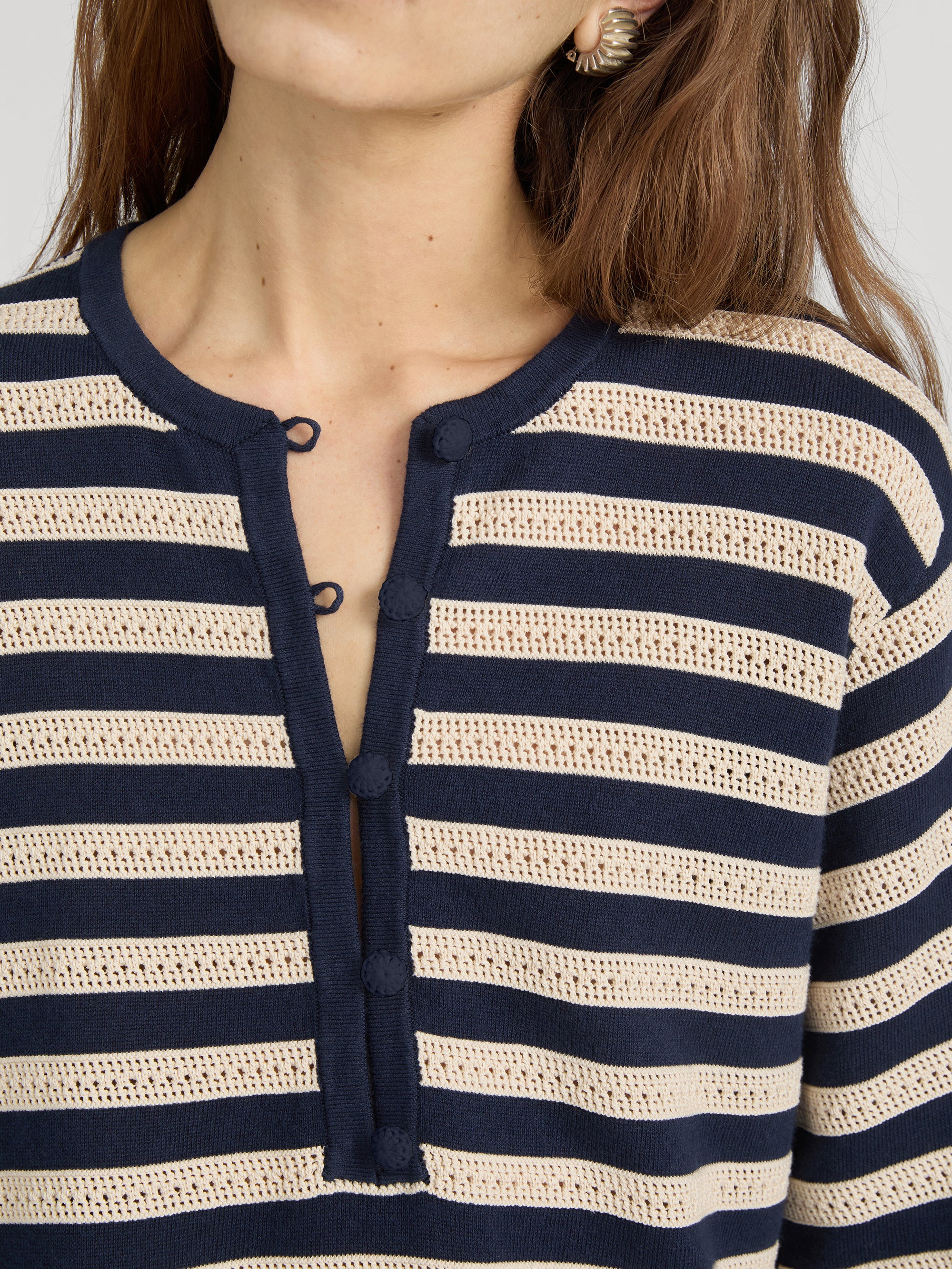Sweater on model detail 