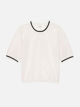 The Gathered Sweater -- Cream Multi