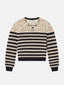 The Crochet Captain Cardigan -- Cream Multi