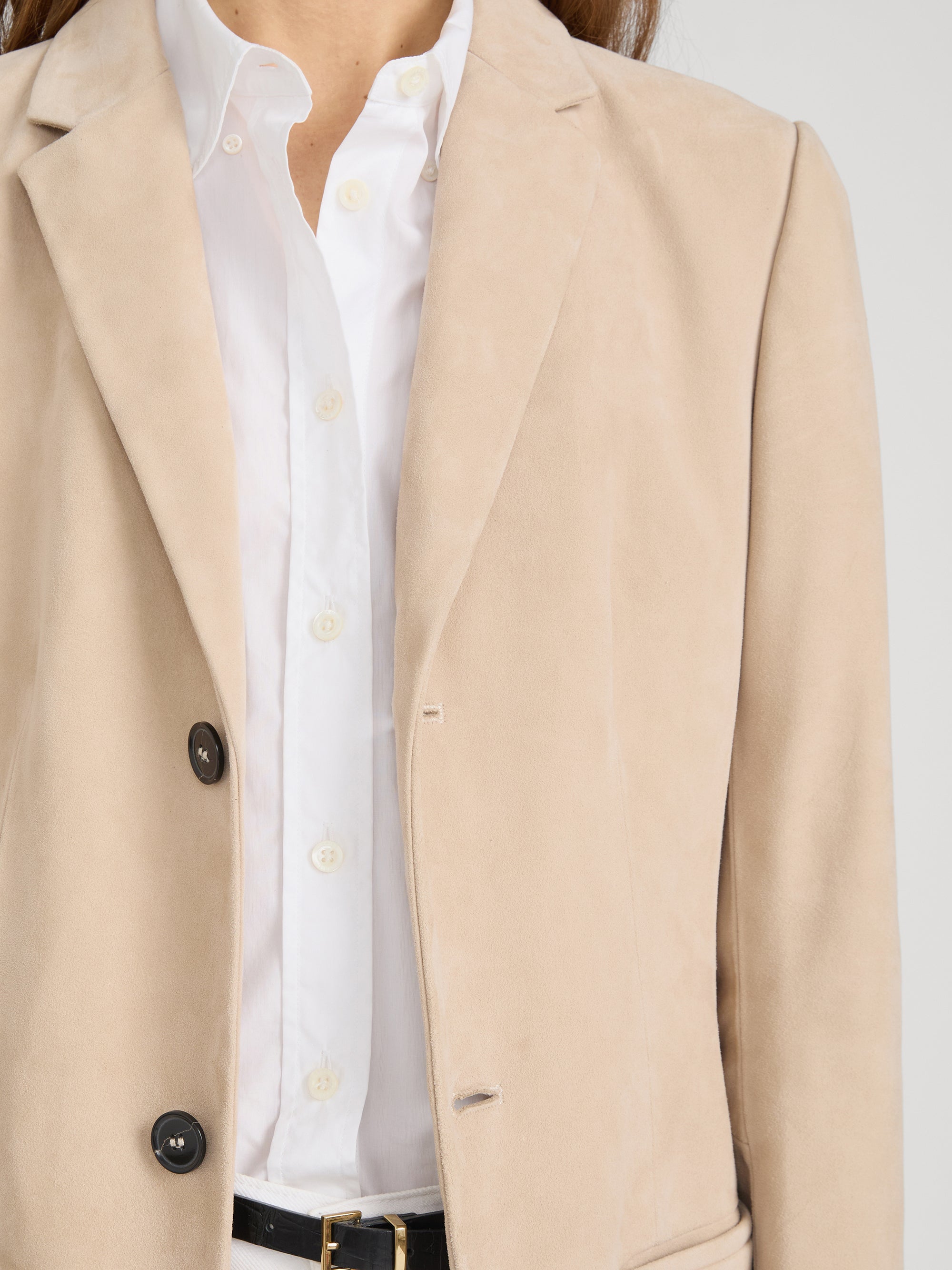 Jacket on model detail 