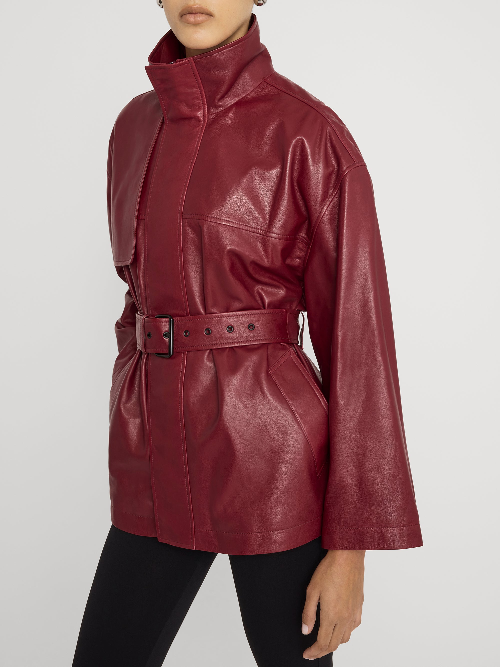 Jacket on model side 
