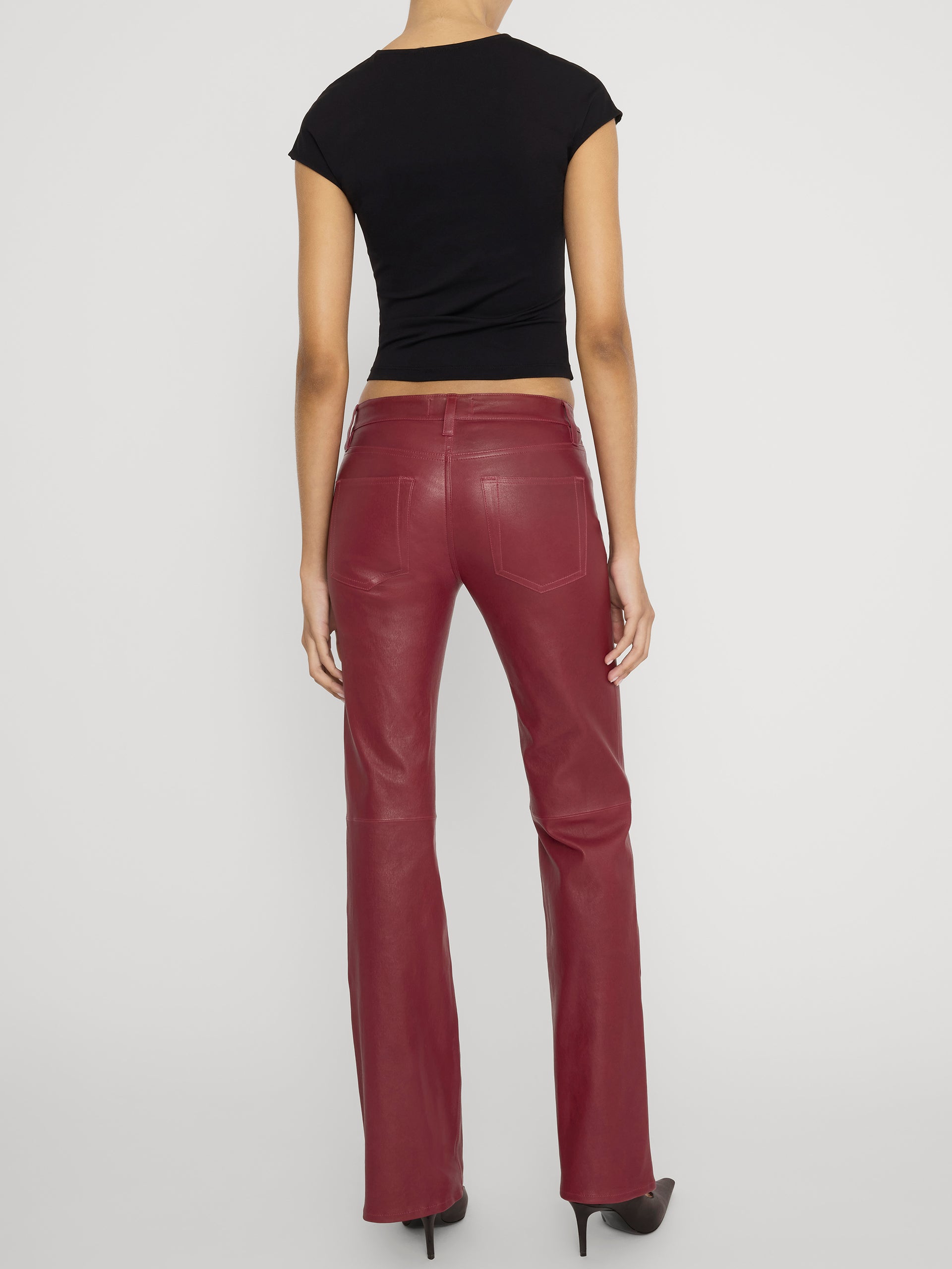 Pant on model back 