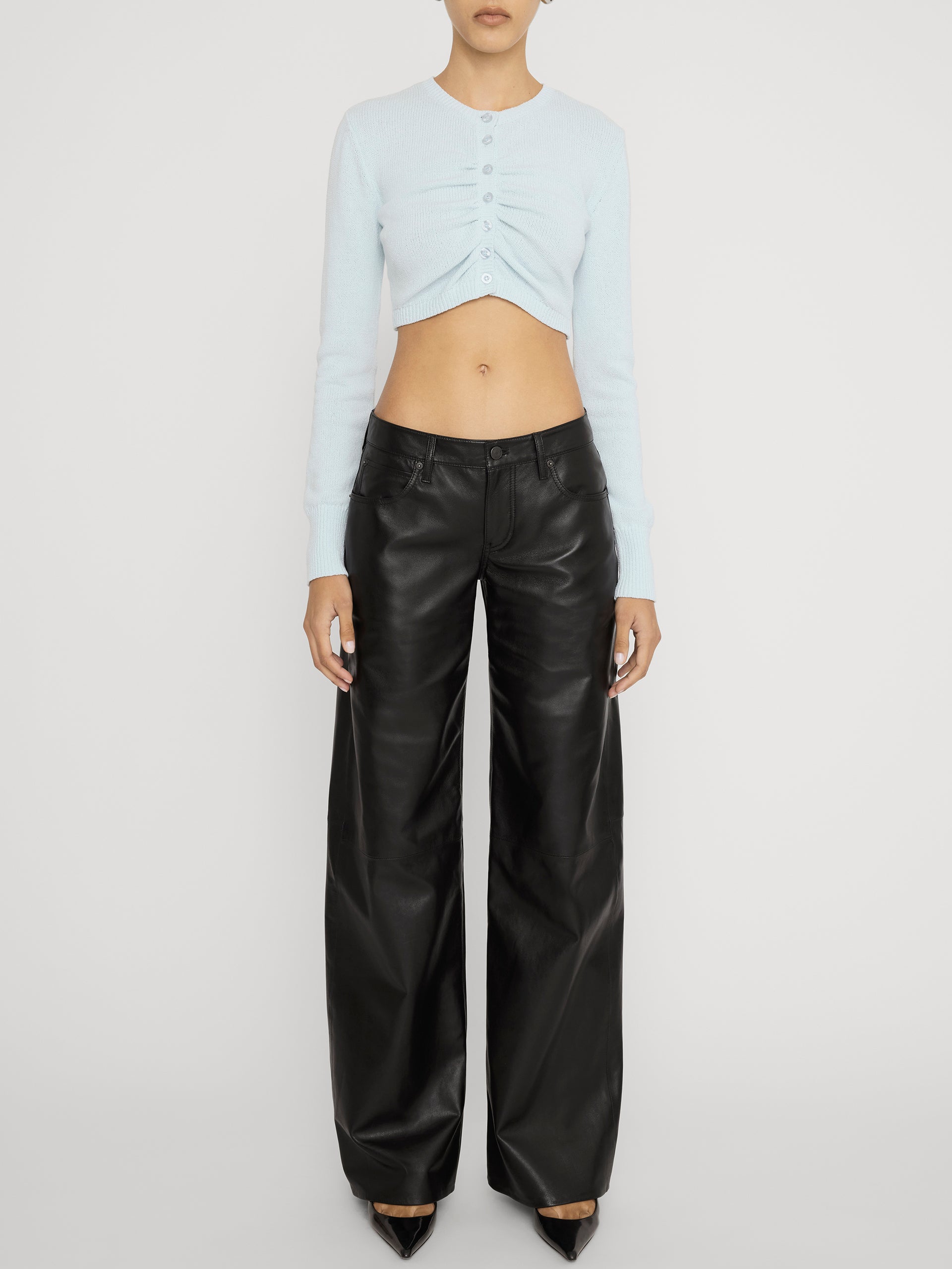 Pant on model front 