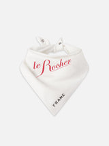 Le Rocher Pet Bandana -- White