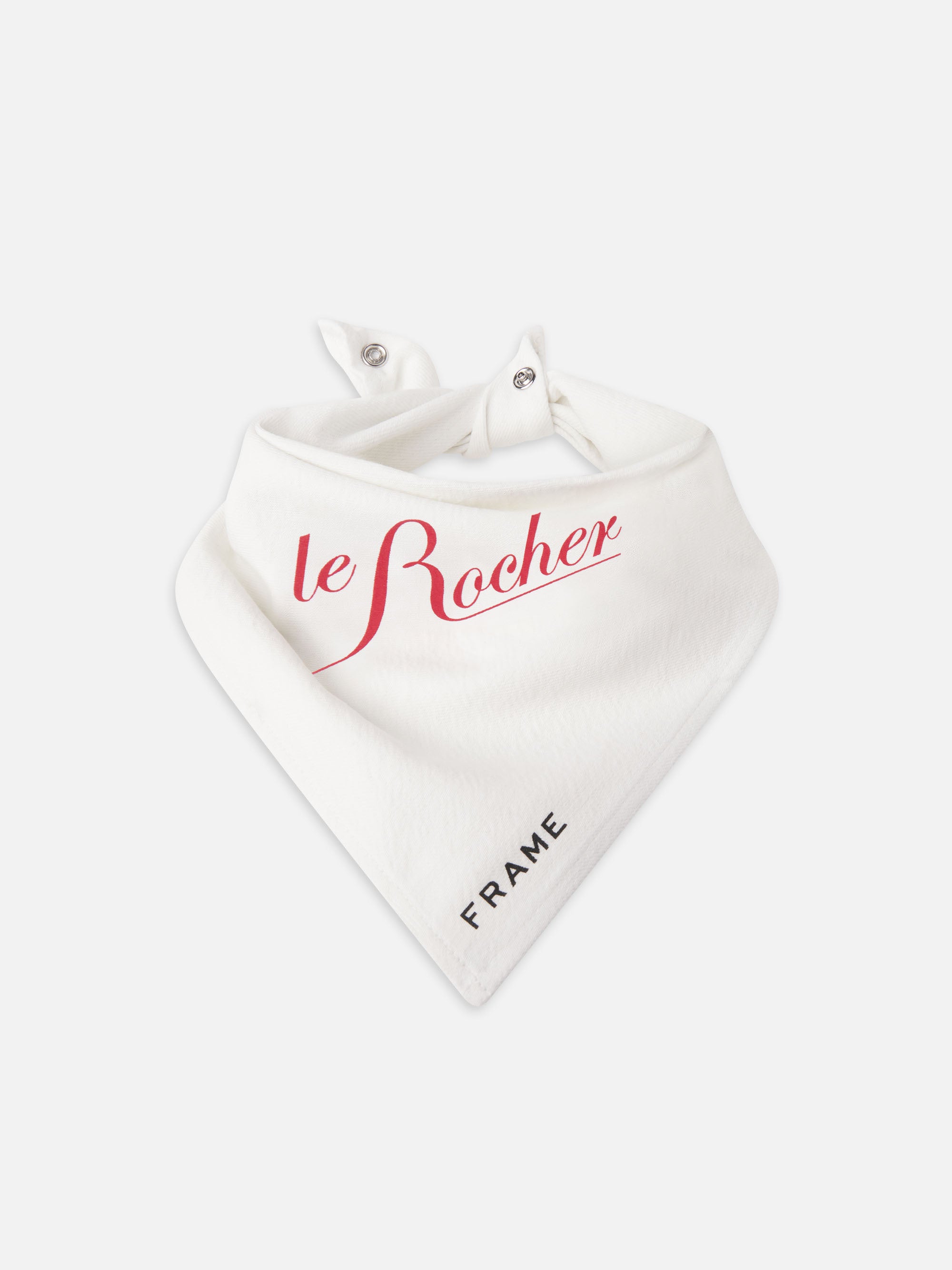 Le Rocher Pet Bandana -- White