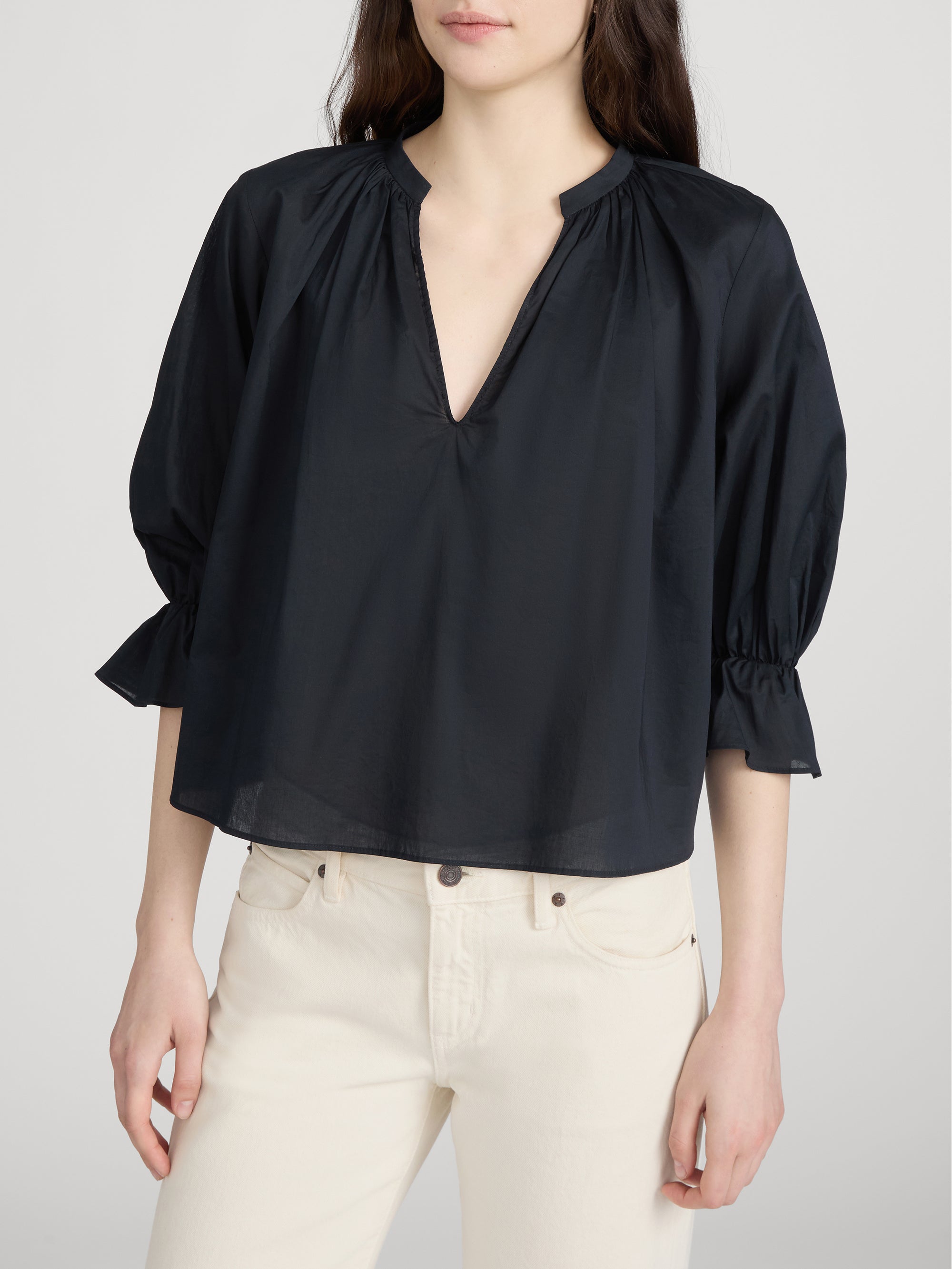 Top on model crop 
