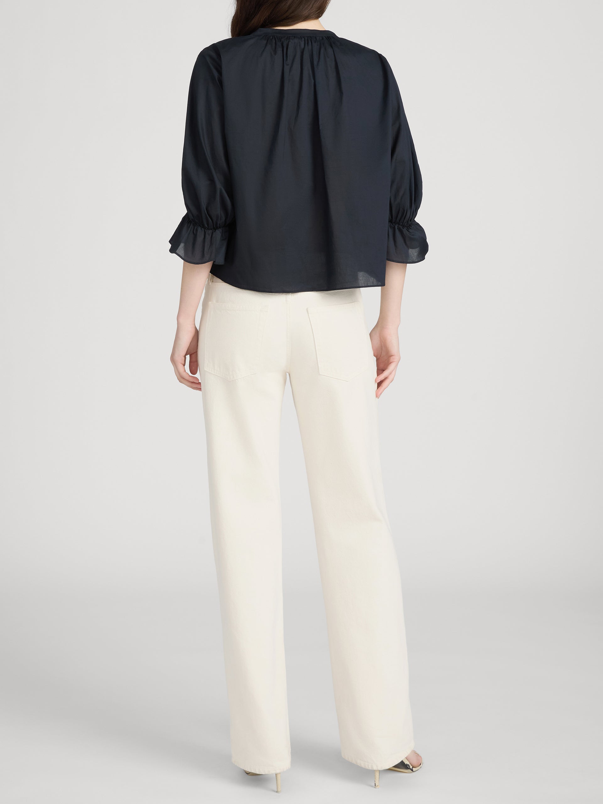 Top on model back 