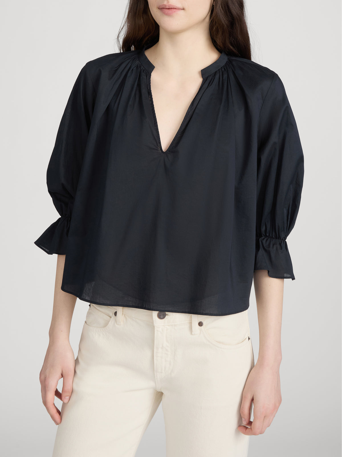 Top on model crop 