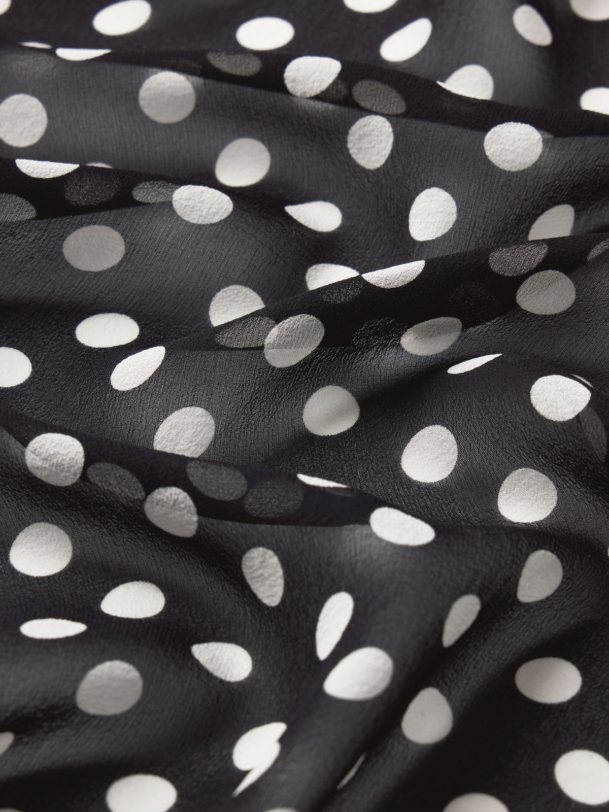 The Nouvelle Blouse -- Black Multi Polka Dot