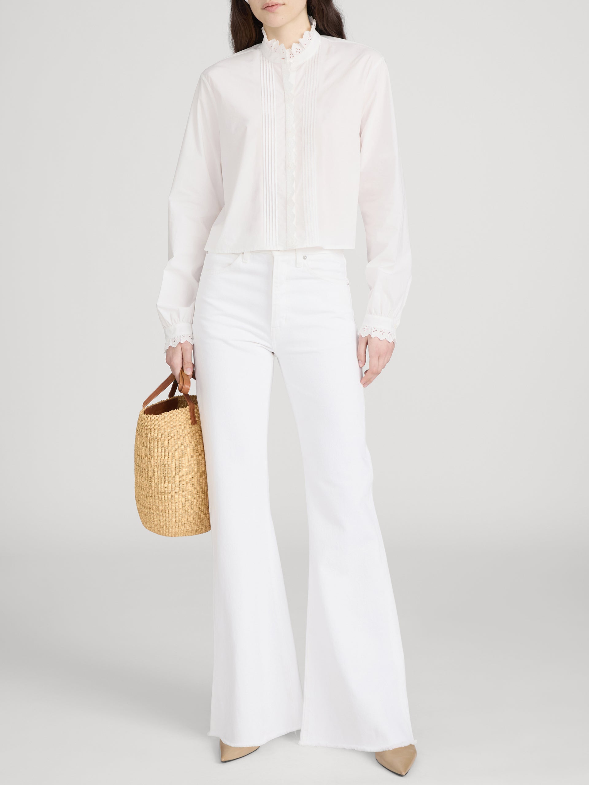 Jean on model front 