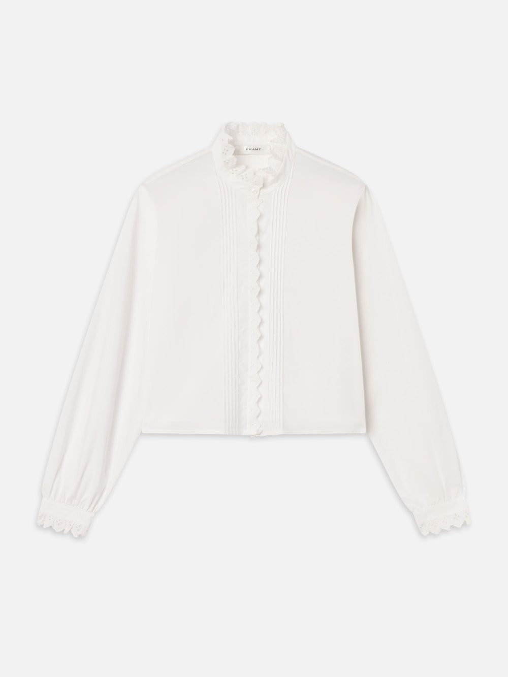 The Keepsake Pintuck Blouse -- White