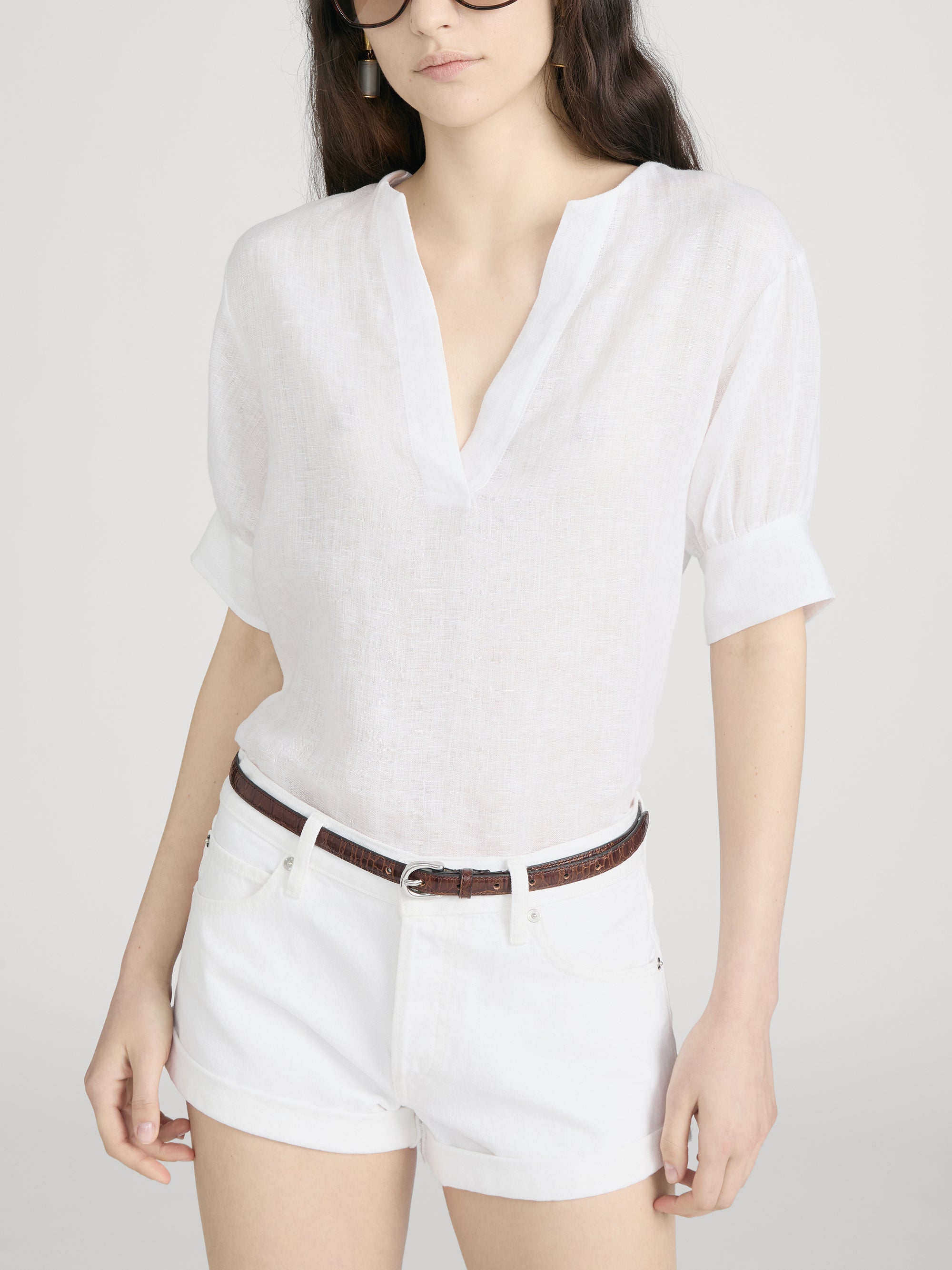 Top on model crop 