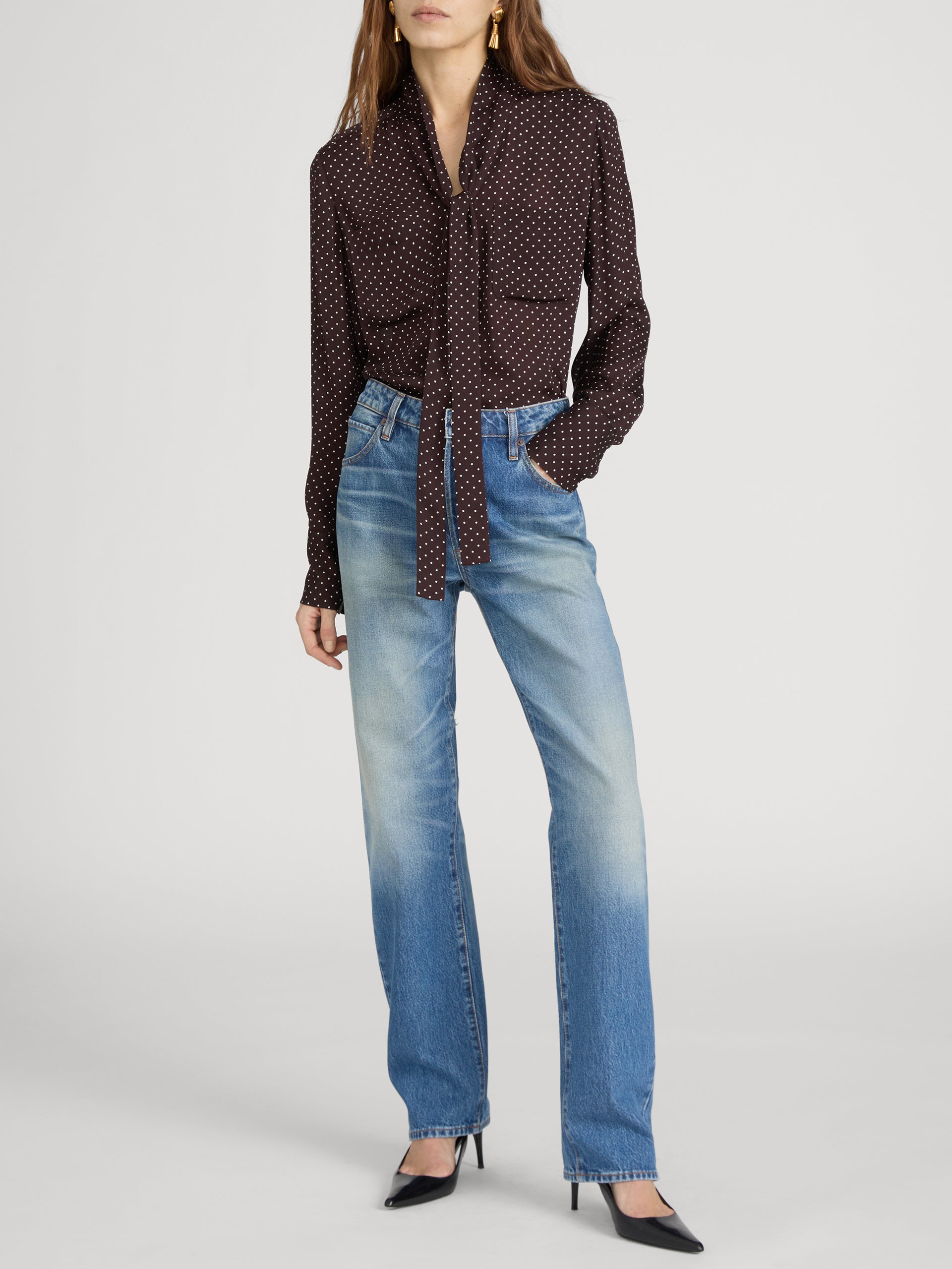 Top front on model 