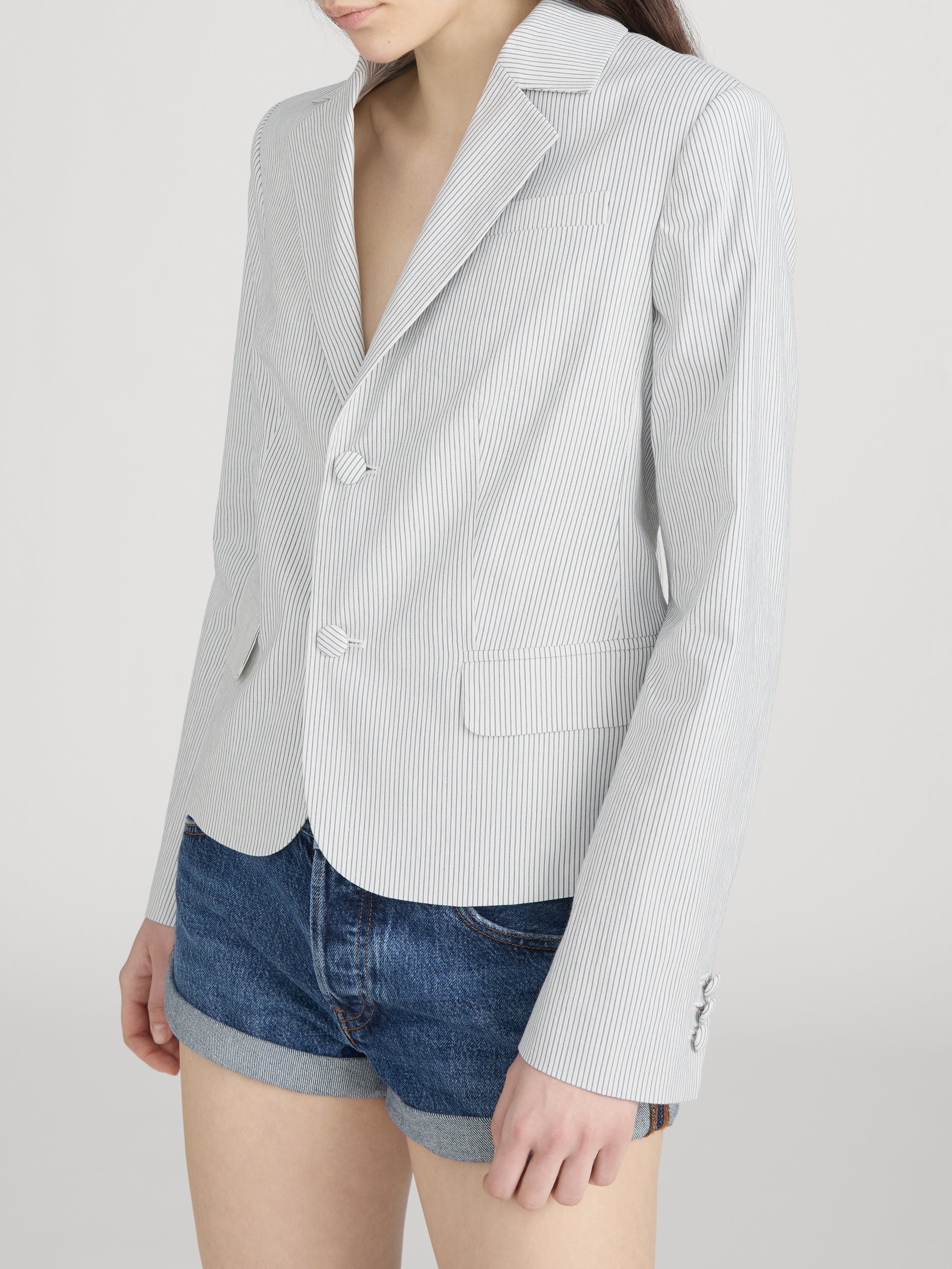 blazer on model side 