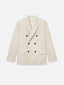 The Pinstripe Avenue Blazer -- Cream Multi