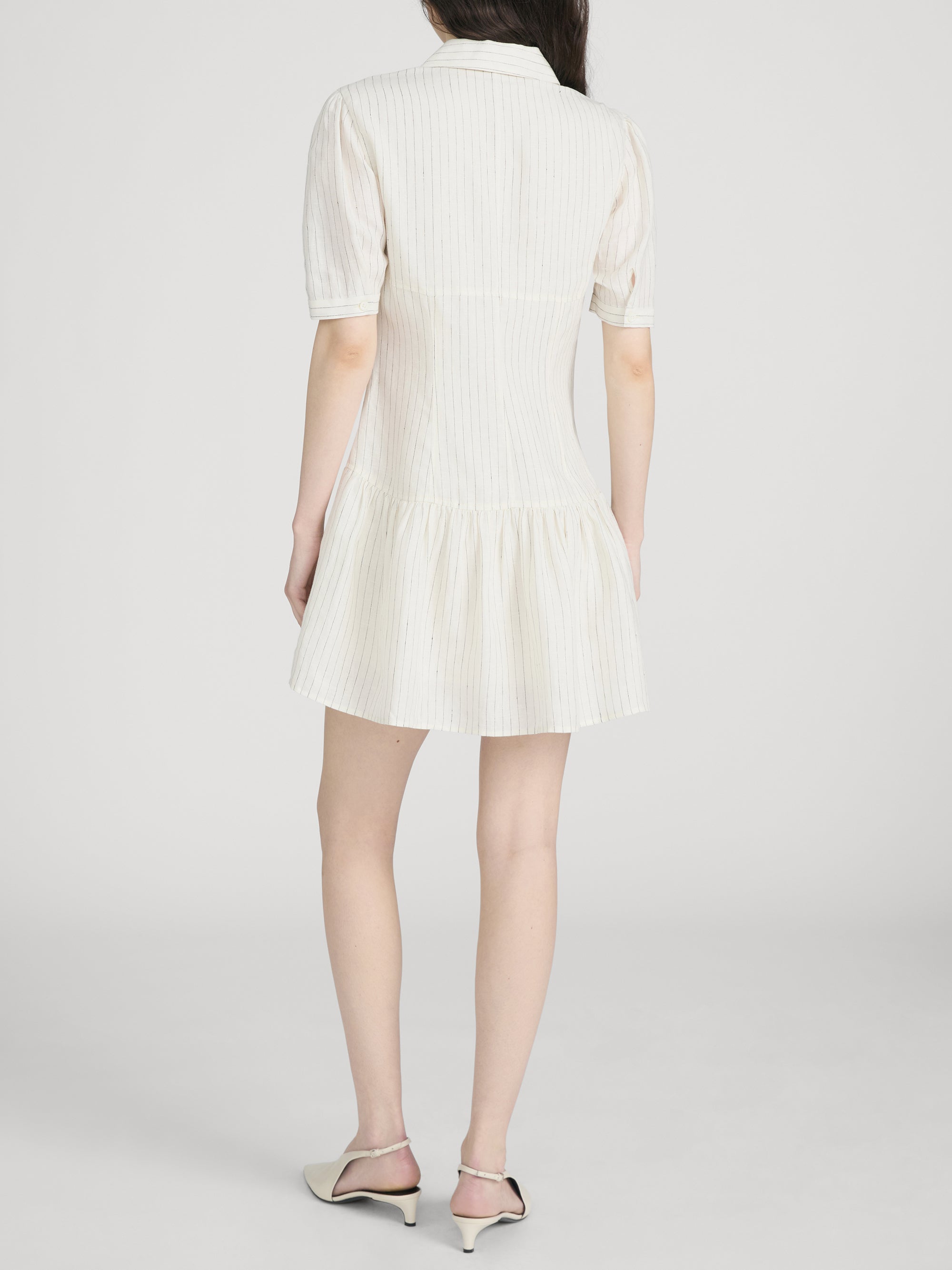 Dress on model back 