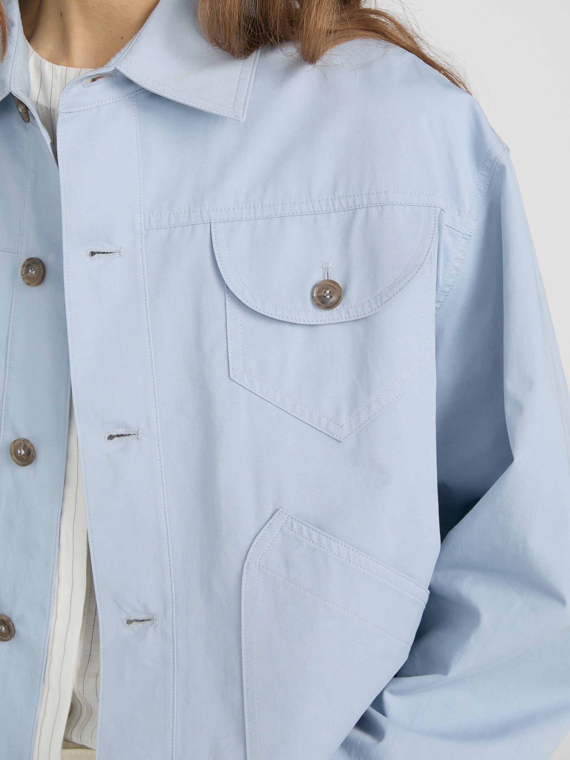 Jacket on model detail 
