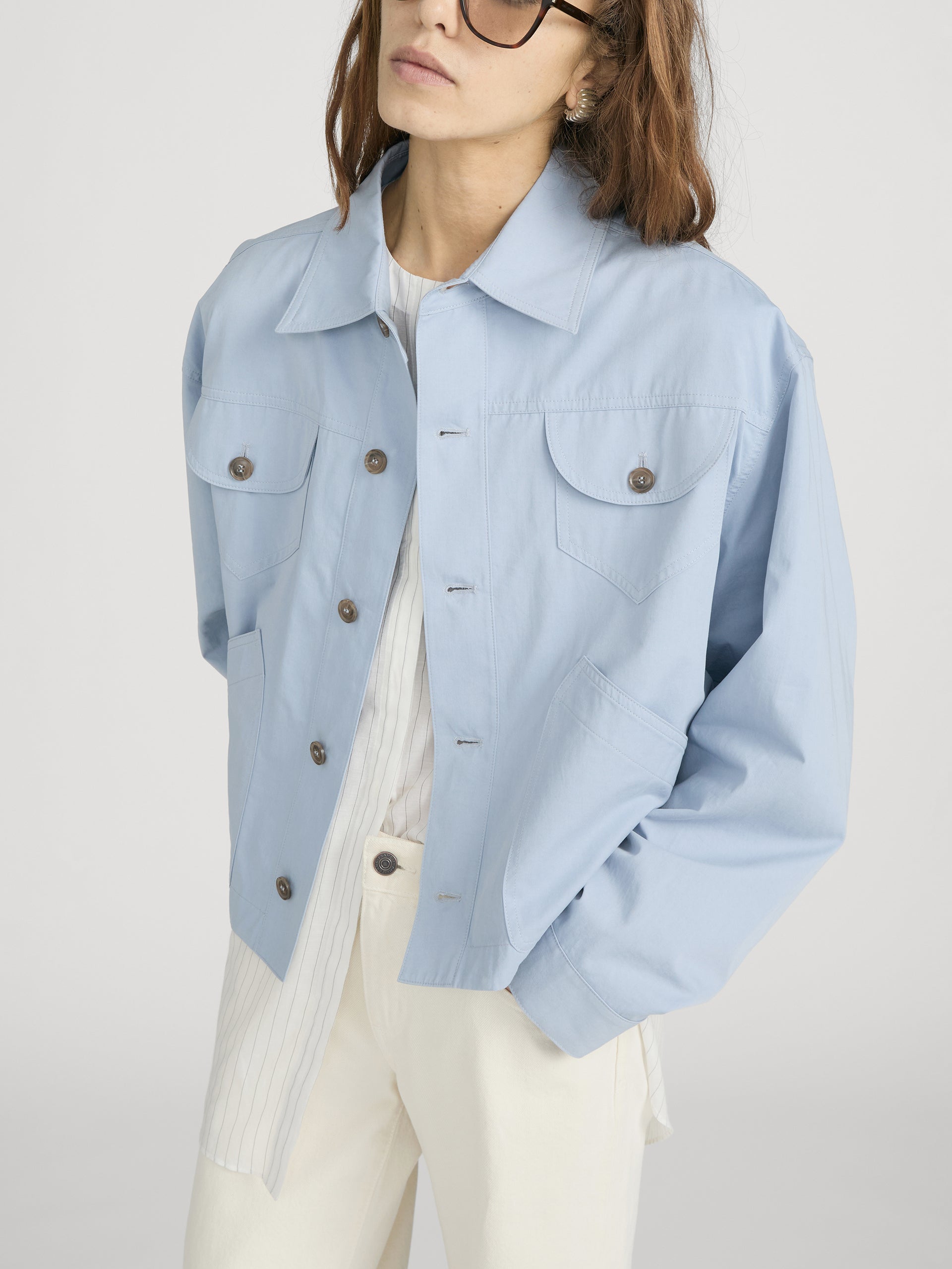 Jacket on model side 