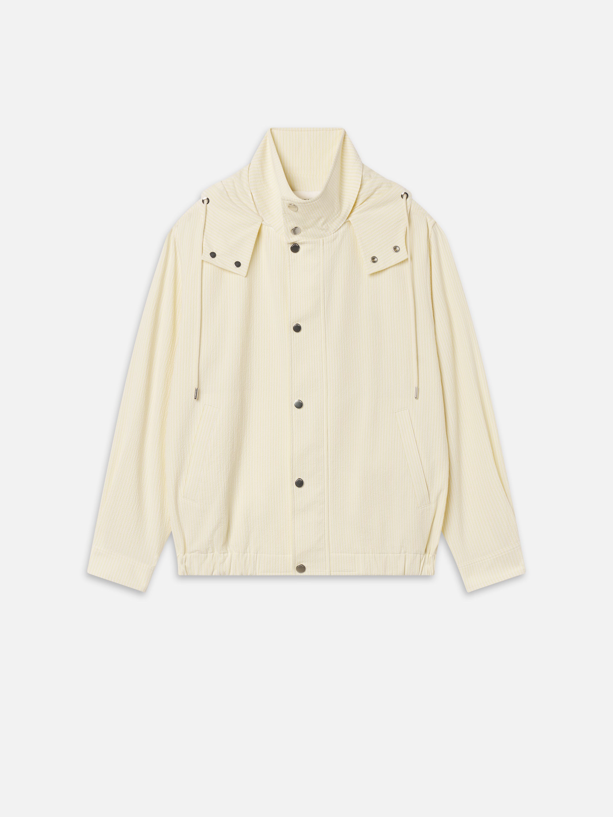 The Seersucker Track Jacket -- Lemon Multi