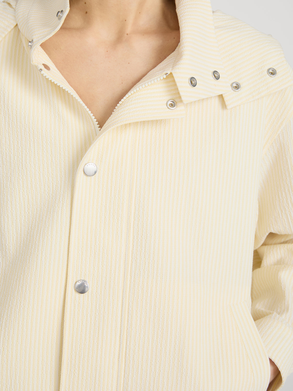 Jacket on model detail 