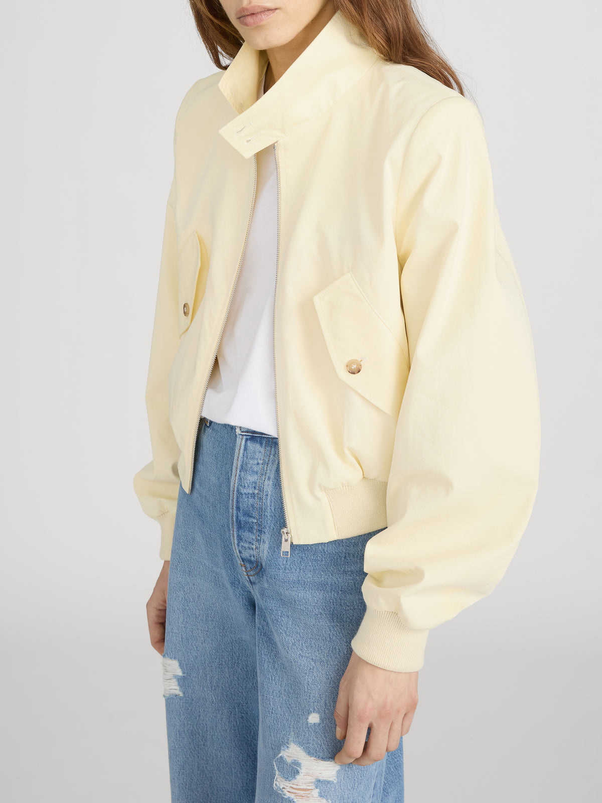 Jacket on model side 