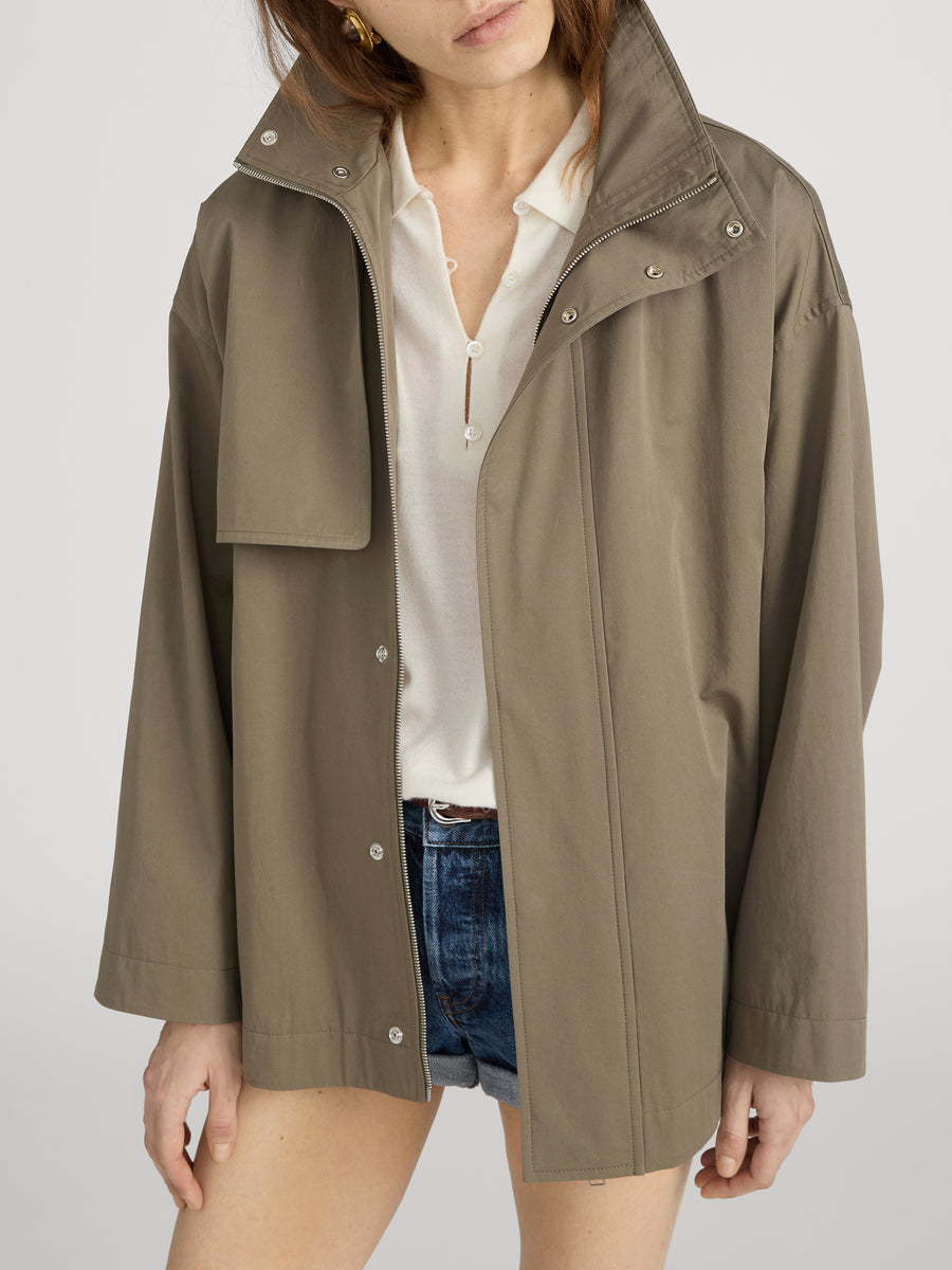 Jacket on model side 