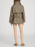Jacket on model back 