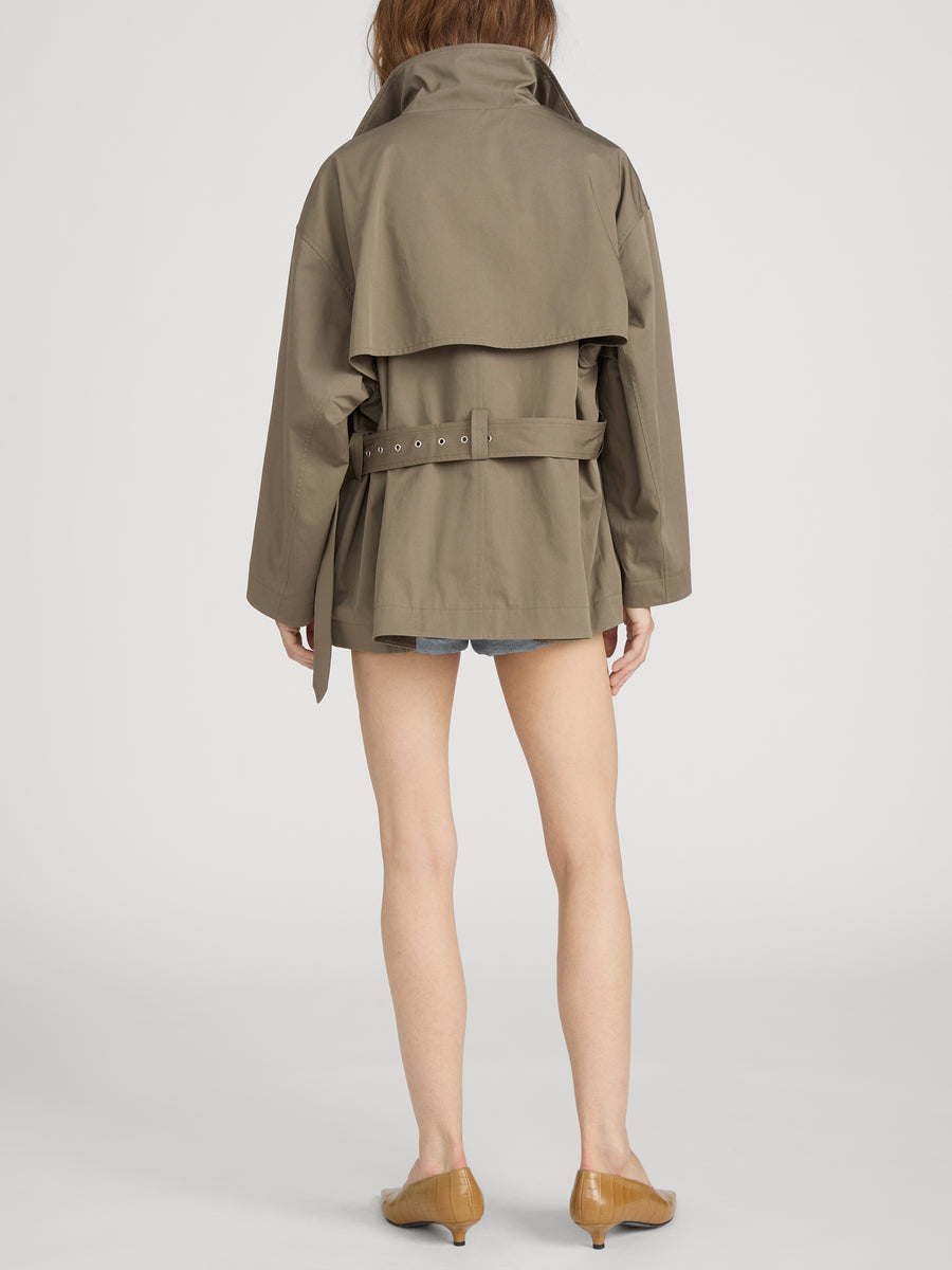 Jacket on model back 