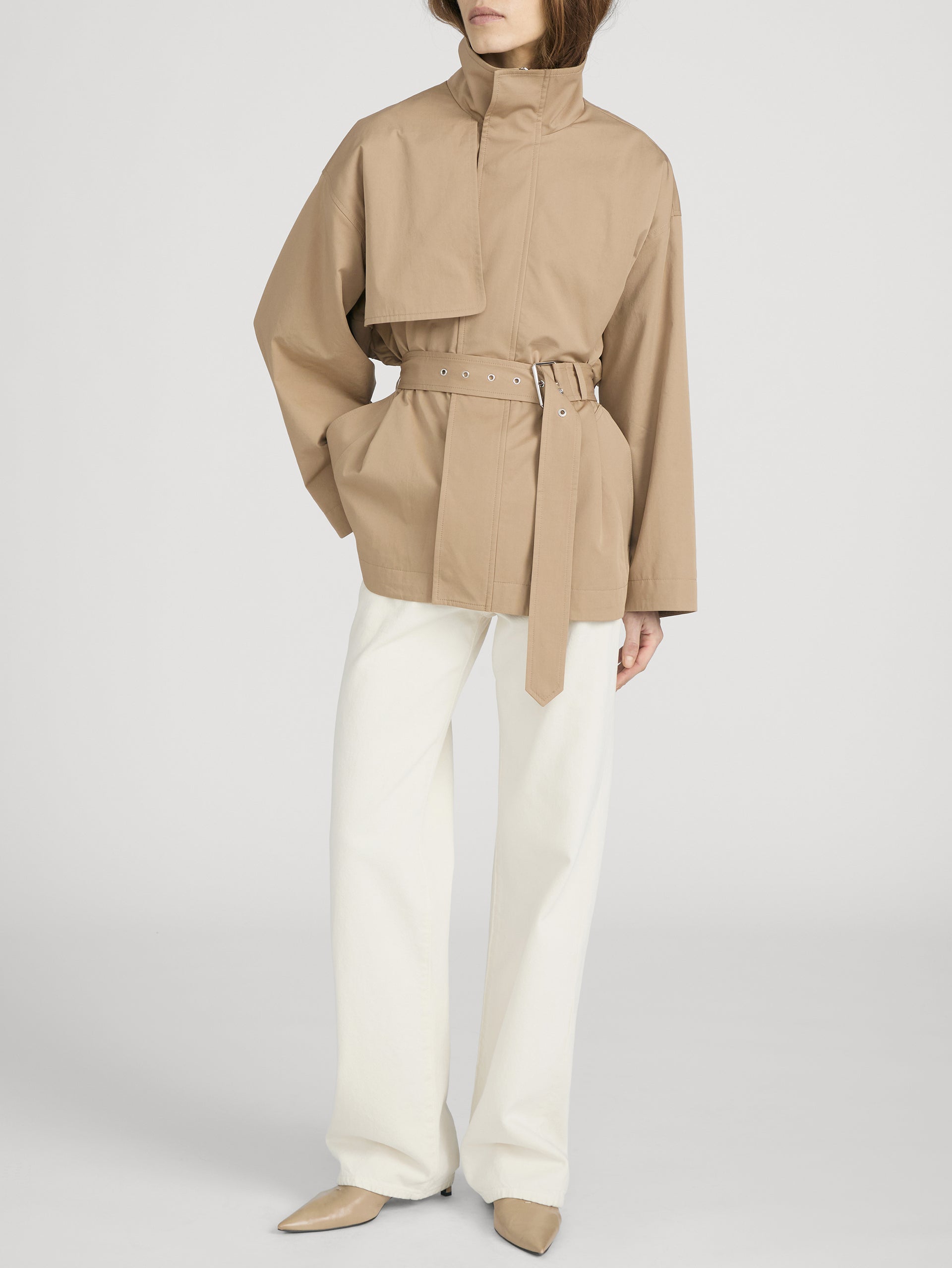 Jacket on model front 