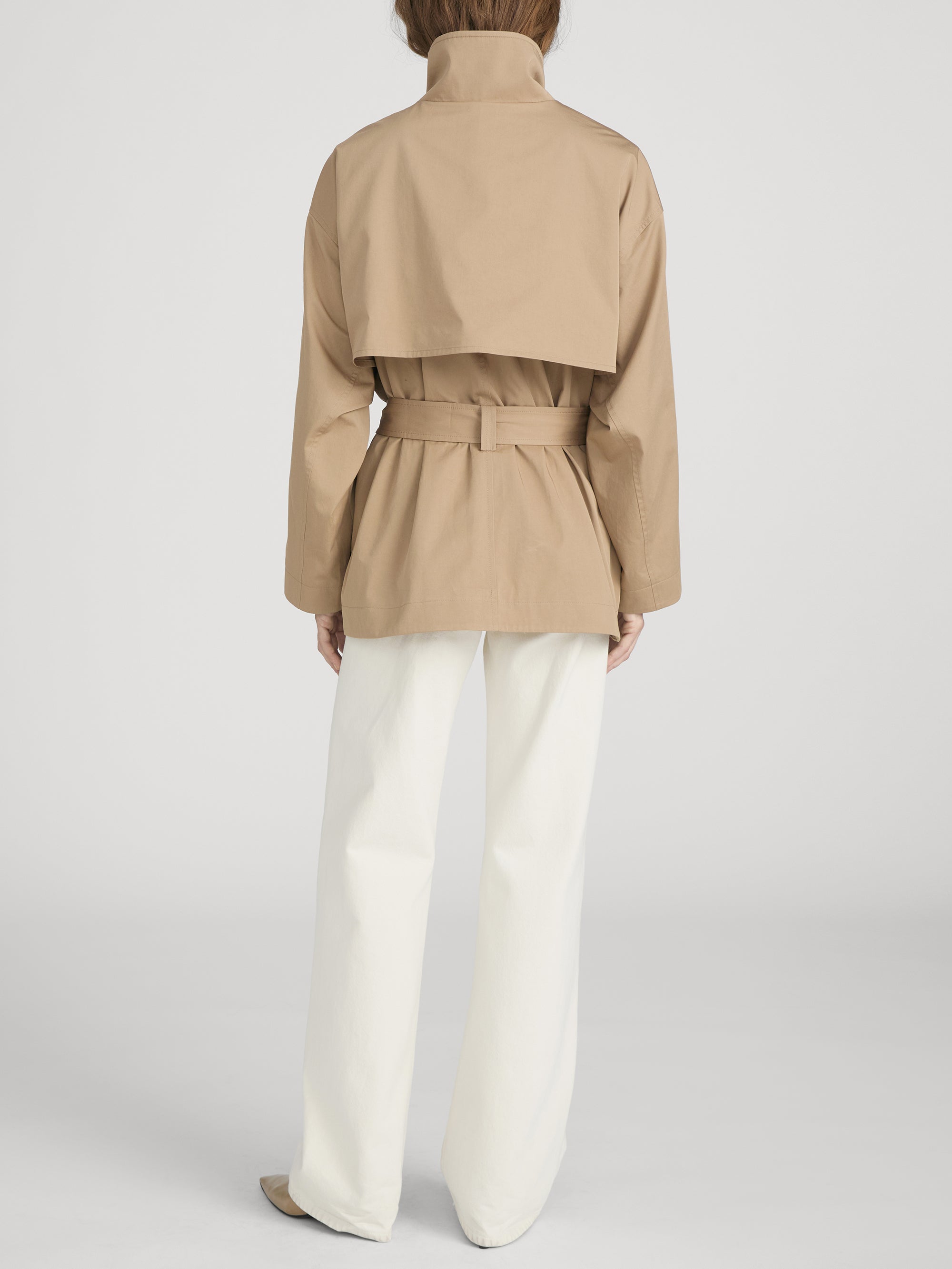 Jacket on model back 